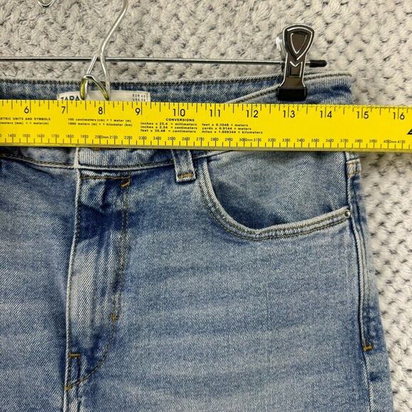 Zara Jeans Women US8 Blue Light Wash Denim Skinny High Rise Stretch - Picture 13 of 14
